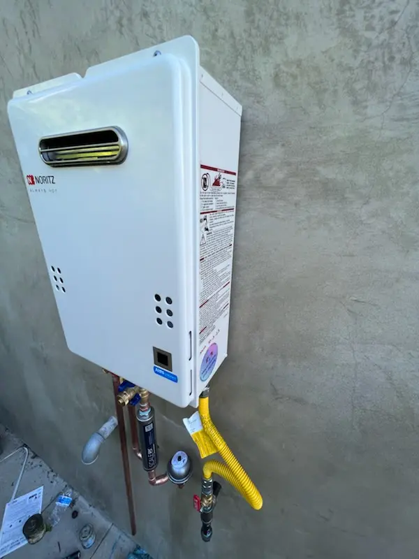 Tankless water heater installation for Hood homes